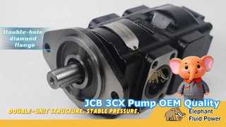 OEM-kwaliteit 20/903200 Parker / JCB 3CX dubbele hydraulische pomp