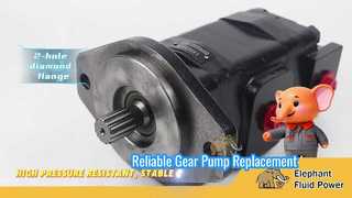 Van dichterbij bekeken: hydraulische tandwielpomp 14525545 VOE14525545 voor Volvo EC330B EC360B EC460B graafmachine