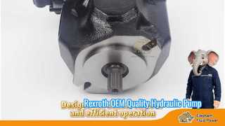 Bekijk OEM-kwaliteit Rexroth nieuwe aftermarket A10VSO18 A10VO18 DR-bediening hydraulische pompdemo