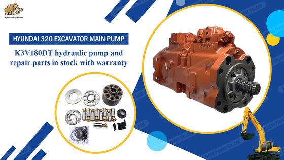 Hydraulische pomp onderdelen van OEM-kwaliteit voor Hyundai 320 graafmachine K3V180Dt 31N9-10010 hoofdpomp