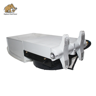 In voorraad Betonmixer Oil Cooler Radiator 18L 20L 24L 26L Fan, voor Betonmixer Truck Productie, reparatie