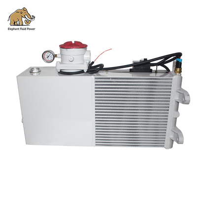 In voorraad Betonmixer Oil Cooler Radiator 18L 20L 24L 26L Fan, voor Betonmixer Truck Productie, reparatie