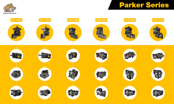 Parker F11 F12 F12-110-MS-SV-T-209-000-0 zuigermotor hydraulisch voor originele vervanging